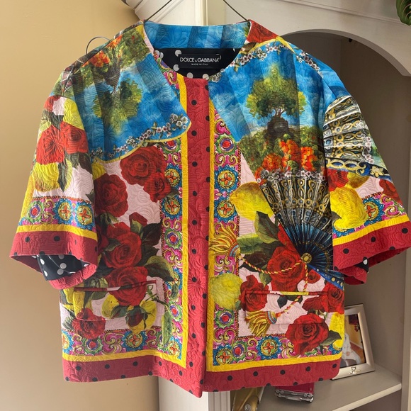 Dolce and Gabbana floral evening jacket size IT40 - Picture 11 of 14